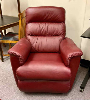 Oxblood Red Powered Rocking Recliner