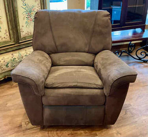 Berkline Milk Chocolate Micro Suede Rocking Recliner