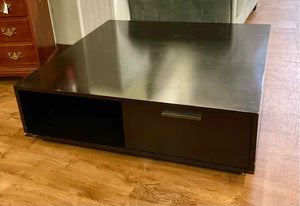 2 Drawer Rolling Coffee Table