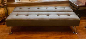 Modern Futon Sofa w/ USB Ports